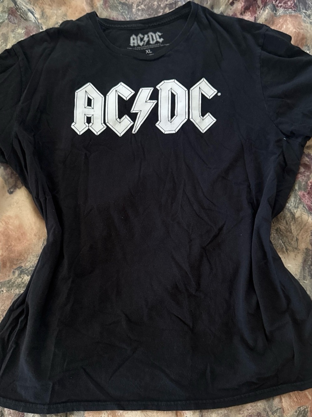 AC/DC & Nirvana Black Tees bundle of 2